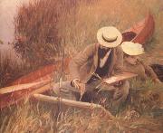 John Singer Sargent Paul Helleu Sketching with his Wife (nn03) oil painting